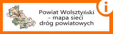 Mapa sieci dróg powiatowych